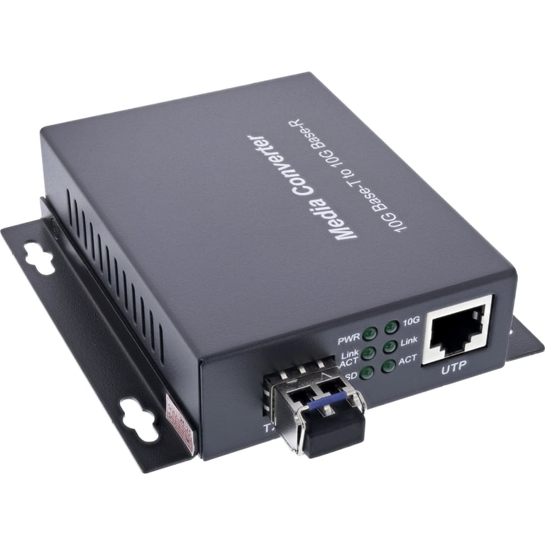 InLine 66659F konwerter sieciowy 10000 Mbit/s 1310 nm Pojedynczy Czarny