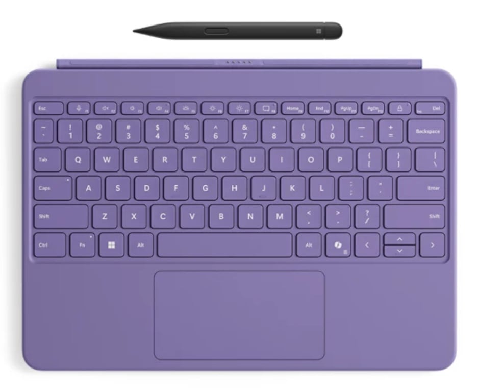 Microsoft Surface EP2-33089 klawiatura do urządzeń mobilnych QWERTZ Niemiecki Bluetooth Fioletowy