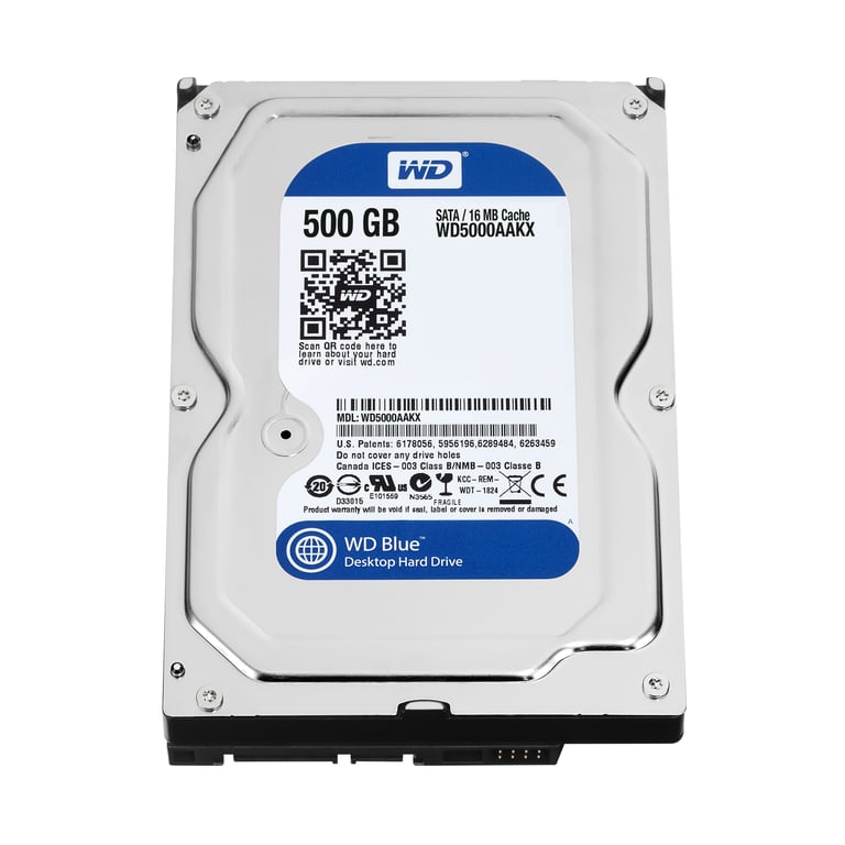 Western Digital Blue 500 GB 7200 RPM 16 MB 3.5