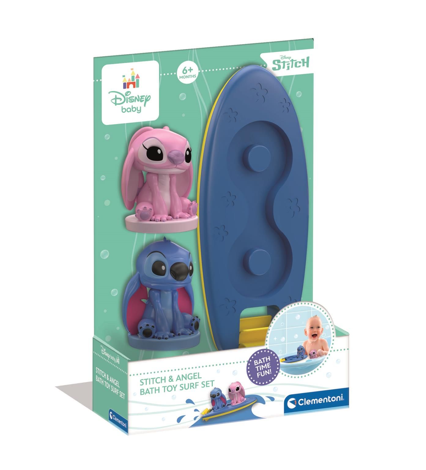 Zestaw do kąpieli z deską surfingową Stitch i Angel 17627 - zabawka
