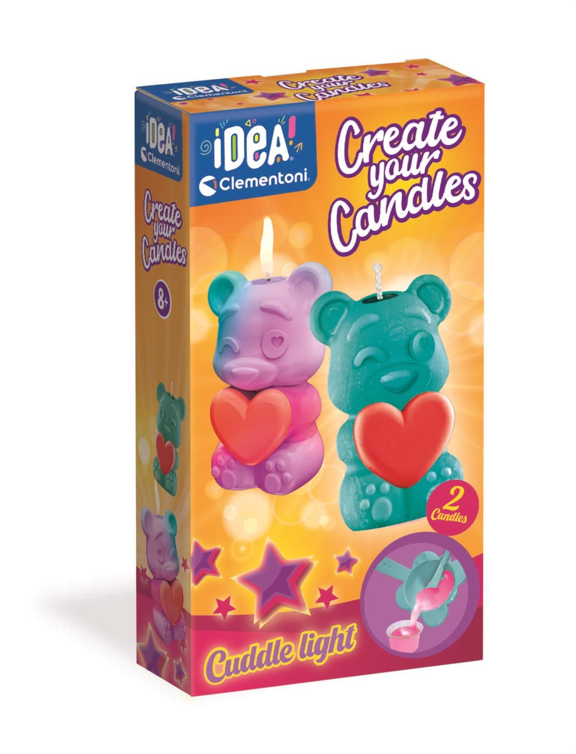 Mini fabryka świeczek Misie 18350 - zabawka