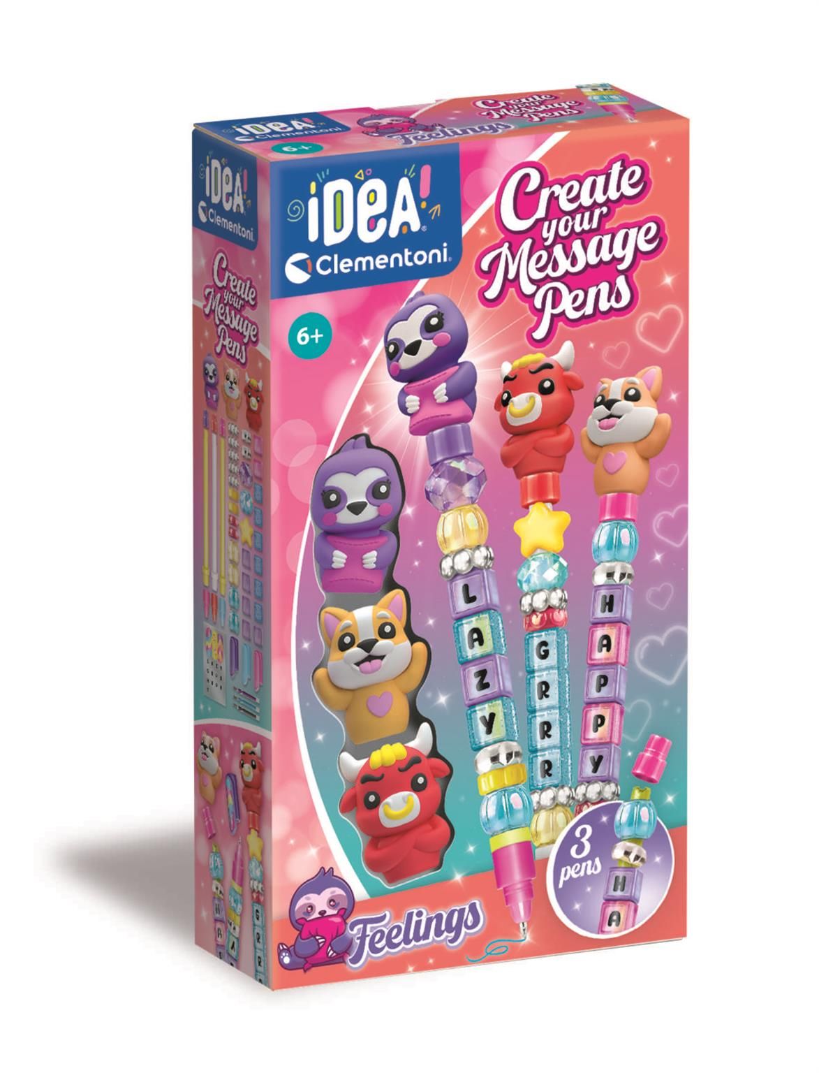 Mini fabryka długopisów z wiadomością Emocje 18400 - zabawka