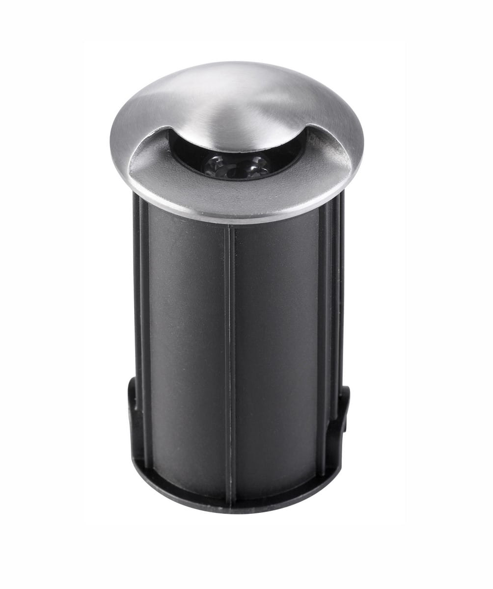 MAZARRON LE61592 Lampa ogrodowa stojąca cylindryczna z aluminiową oprawą nikiel