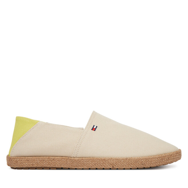Espadryle Tommy Hilfiger Core Hilfiger Espadrille Textile FM0FM05792 Beżowy