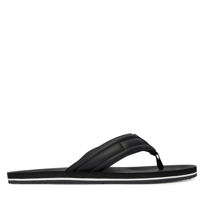 Japonki Tommy Hilfiger Hilfiger Padded Beach Sandal FM0FM05801 Czarny