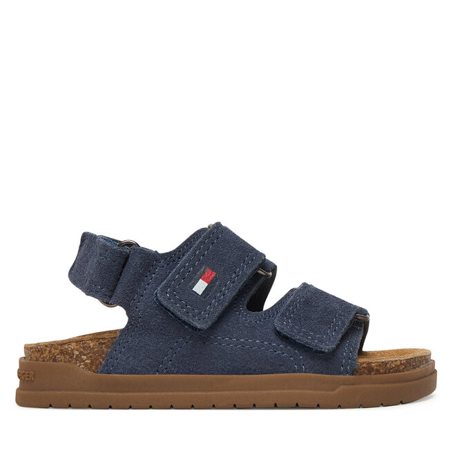 Sandały Tommy Hilfiger T3X2-34394-1899806 S Granatowy