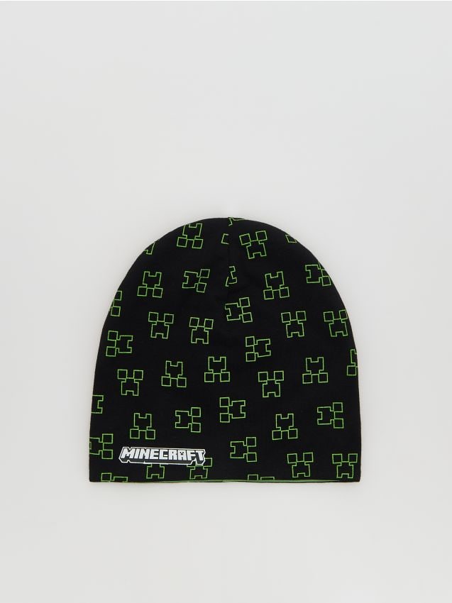 Reserved - Czapka Minecraft - czarny