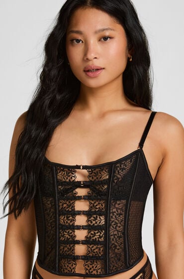 Hunkemöller Biustonosz Bustier Kristina Czarny