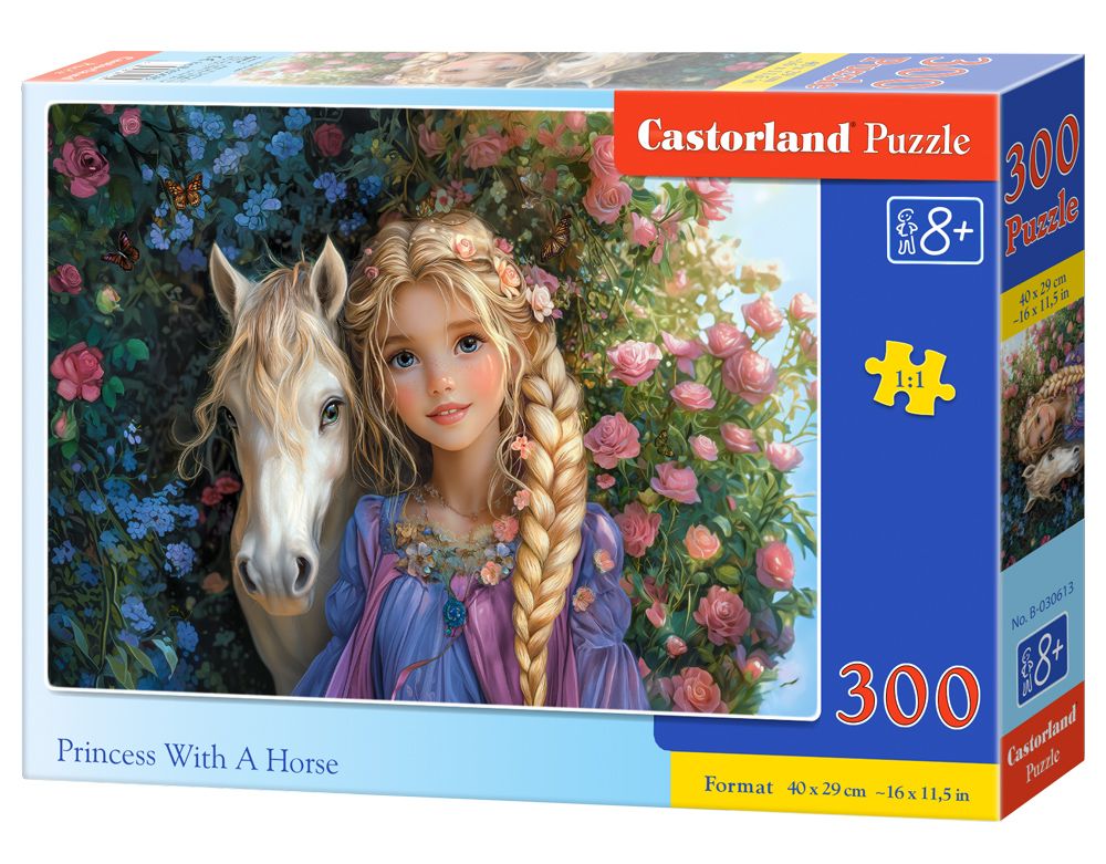 Puzzle 300 el. Princess With A Horse Castorland B-030613 - puzzle