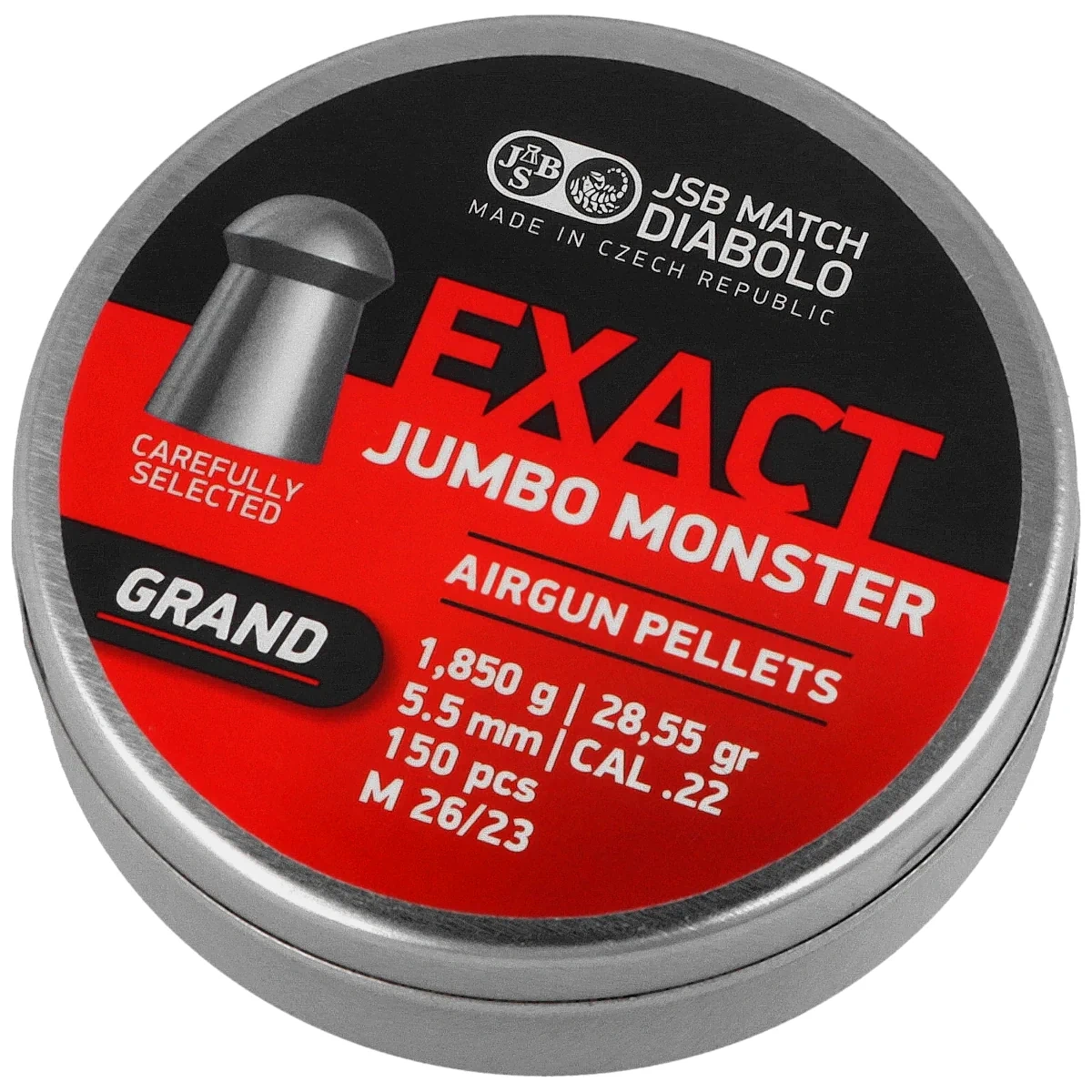 Śrut JSB Exact Jumbo Monster Grand 5.52 mm, 150 szt. (546488-150)