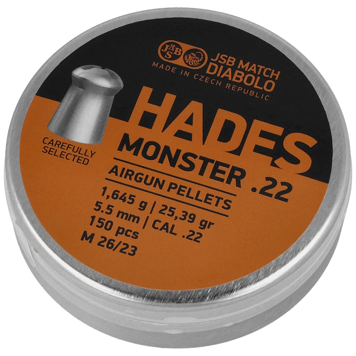 Śrut JSB Diabolo Hades Moster 5.50 mm, 150 szt. (546390-150)