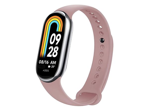FIXED Silicone Strap do Xiaomi Mi Band 8 / 8 NFC / 9 pink FIXSSTB-1176-PI