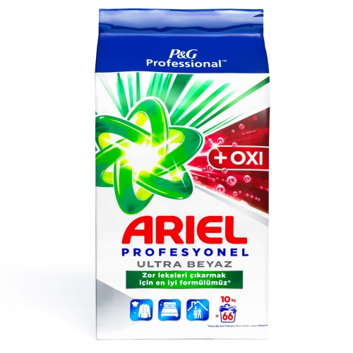 Ariel Professional Ultra OXI – Proszek do Prania Białego (10 kg)