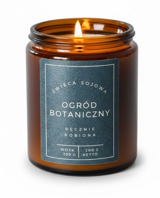 Ogród Botaniczny świeca sojowa 200g Wosk i Knot