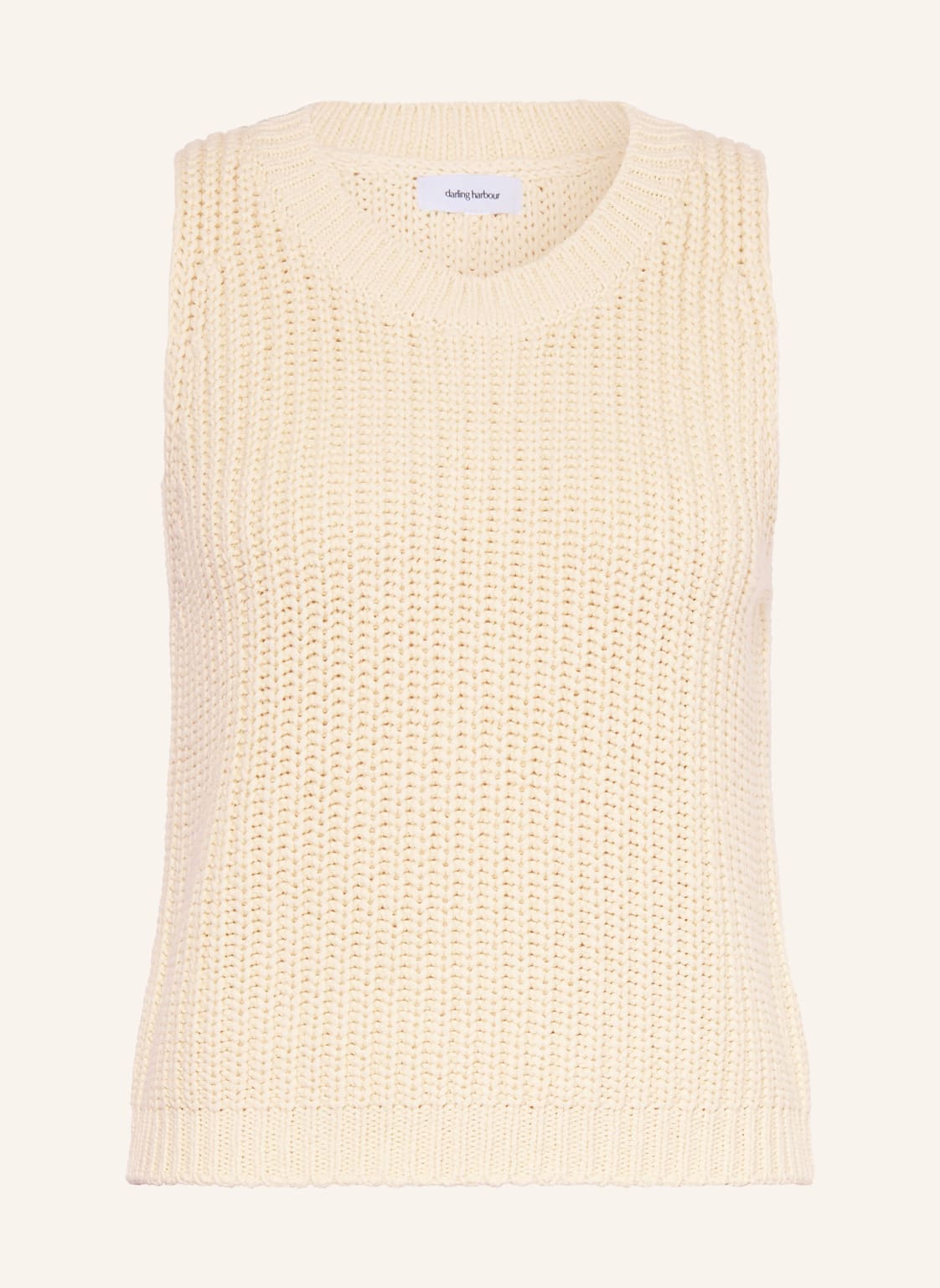 Darling Harbour Dzianinowy Top beige