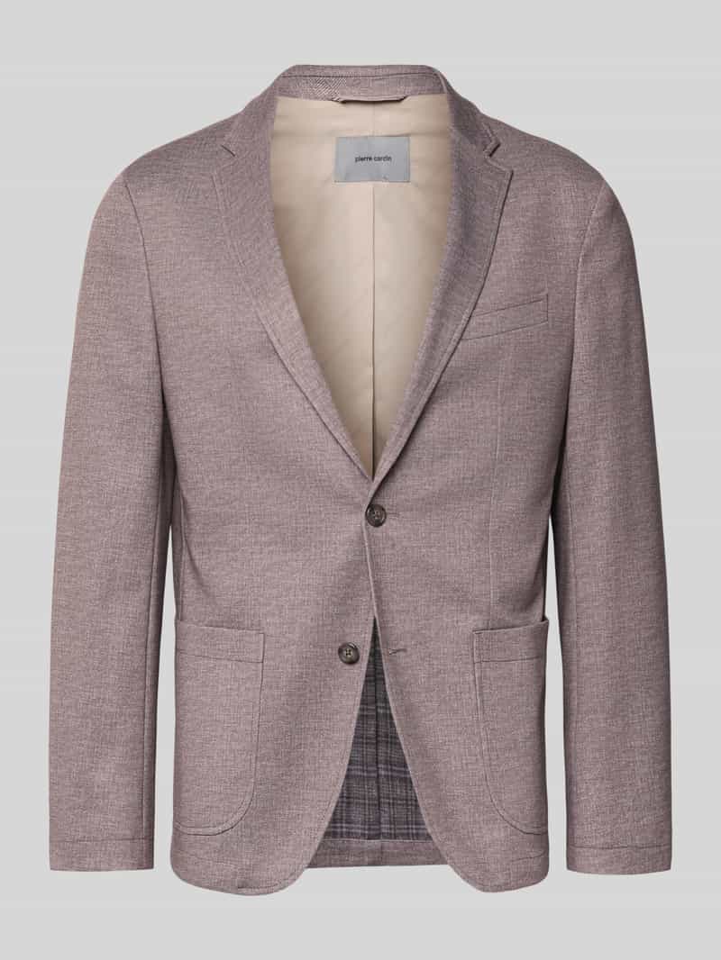 Marynarka o kroju regular fit z dodatkiem wiskozy model ‘Manel’