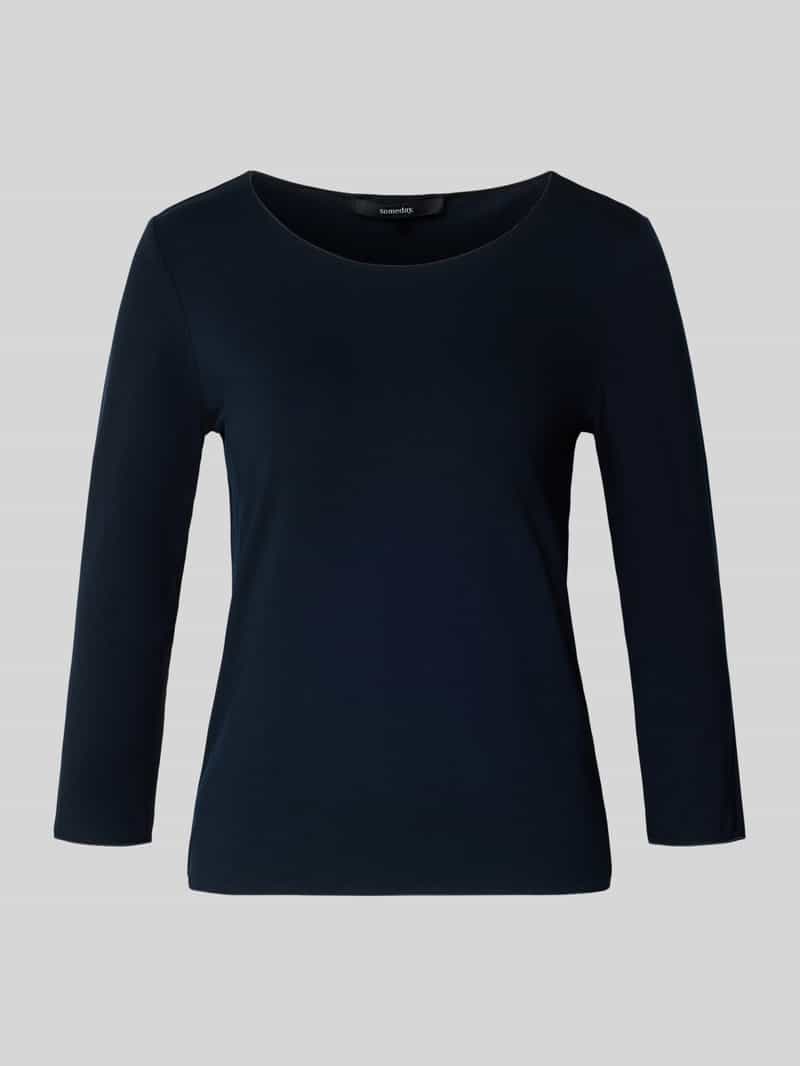 Bluzka z długim rękawem o kroju regular fit z mieszanki wiskozy model ‘Kirose’