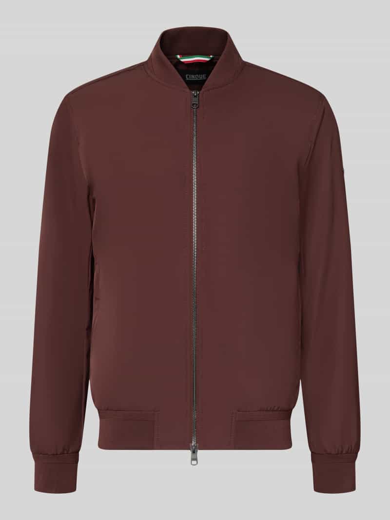 Bomberka o kroju regular fit ze stójką model ‘Rapid’