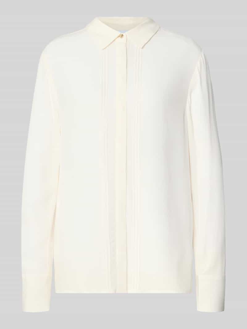 Bluzka koszulowa o kroju relaxed fit z czystej wiskozy