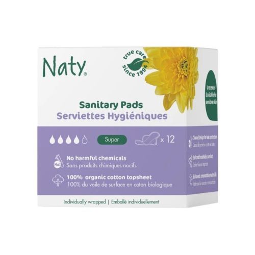 Ekologiczne podpaski higieniczne Super 12 szt Eco by Naty