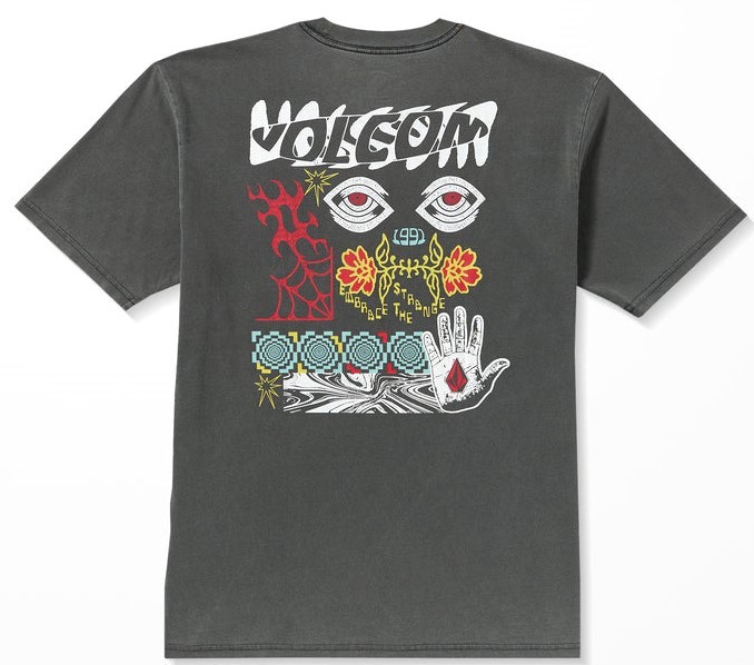 t-shirt VOLCOM BRAIN MIX SST STEALTH