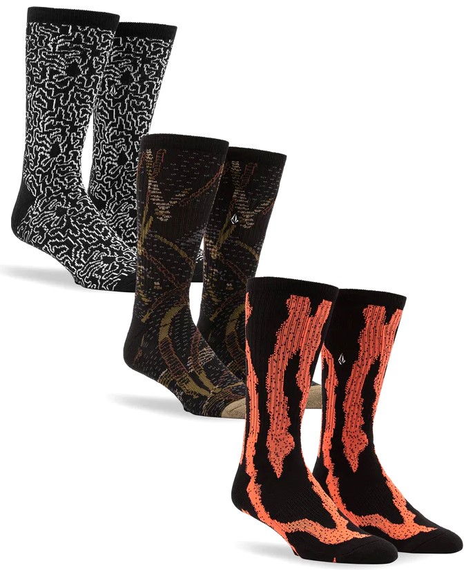 skarpety męskie VOLCOM STONEY SOCK 3PK MULTI