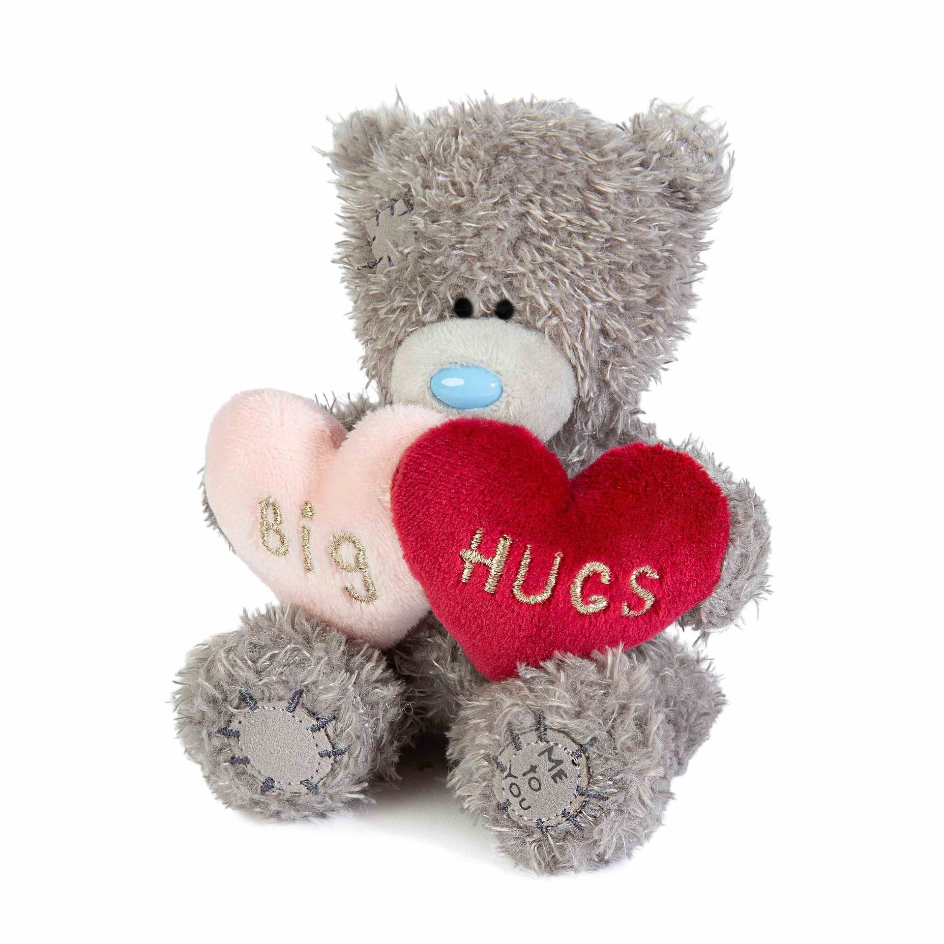 Miś - Big Hugs z pluszowymi serduszkami 11cm