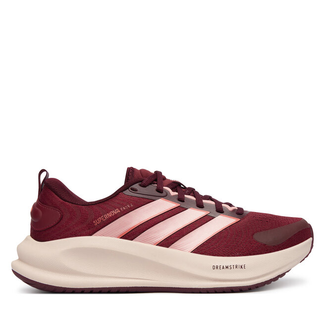 Buty do biegania adidas Supernova Ease 2 W JQ1822 Bordowy