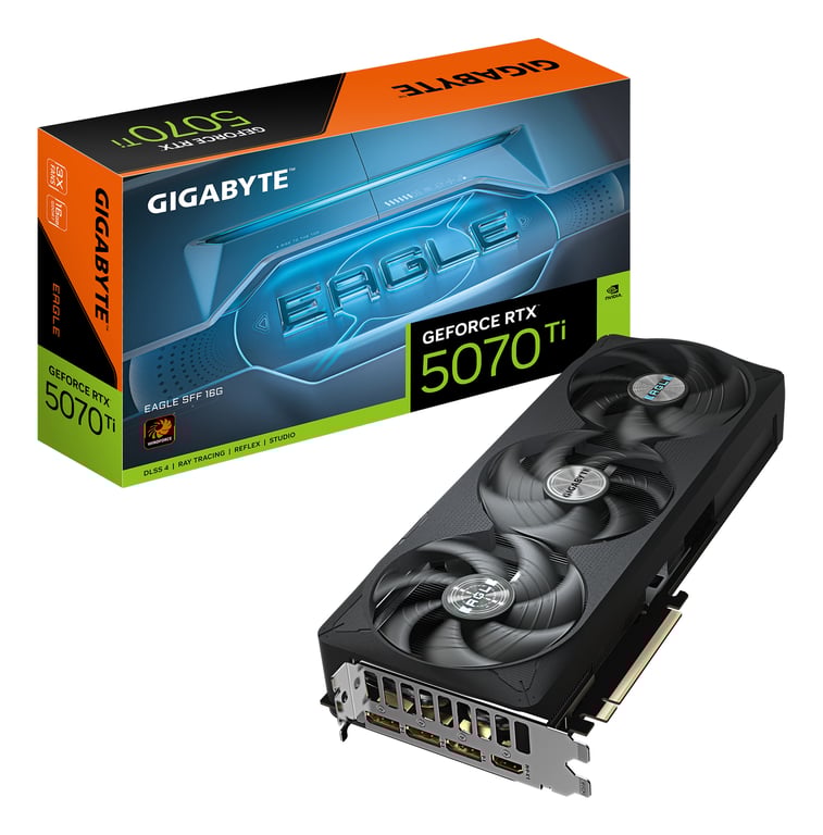 GIGABYTE GeForce RTX 5070 Ti EAGLE SFF 16G NVIDIA 16GB GDDR7 GV-N507TEAGLE-16GD