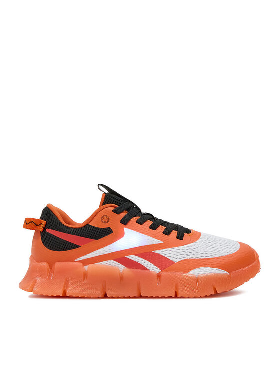 Reebok Sneakersy EO-ZIG N GLOW 3 ELASTIC LACE 100248021 Pomarańczowy