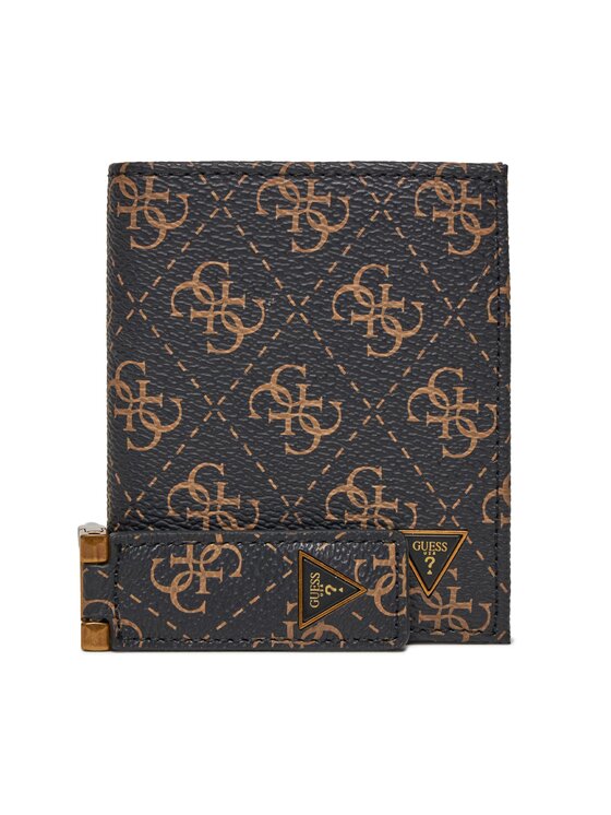 Guess Zestaw portfel i brelok Gift Box GFBOXM P3301 Brązowy