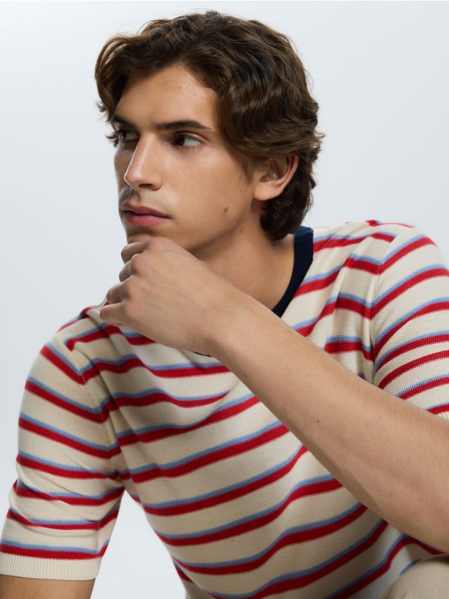 Reserved - Sweter z wiskozy - wielobarwny