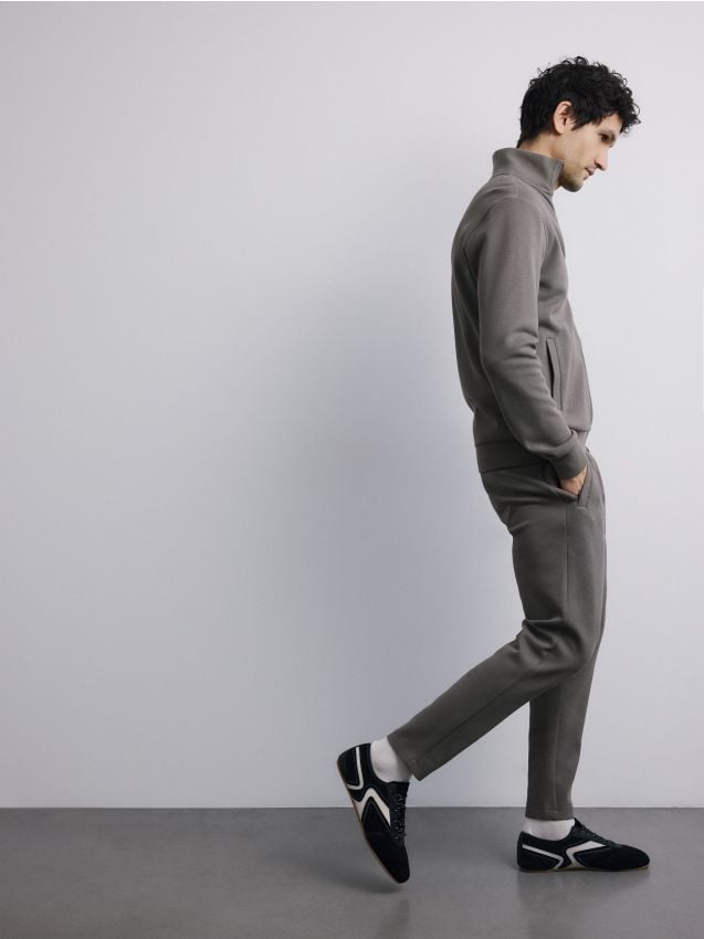 Reserved - Spodnie dresowe slim - ciemnoszary