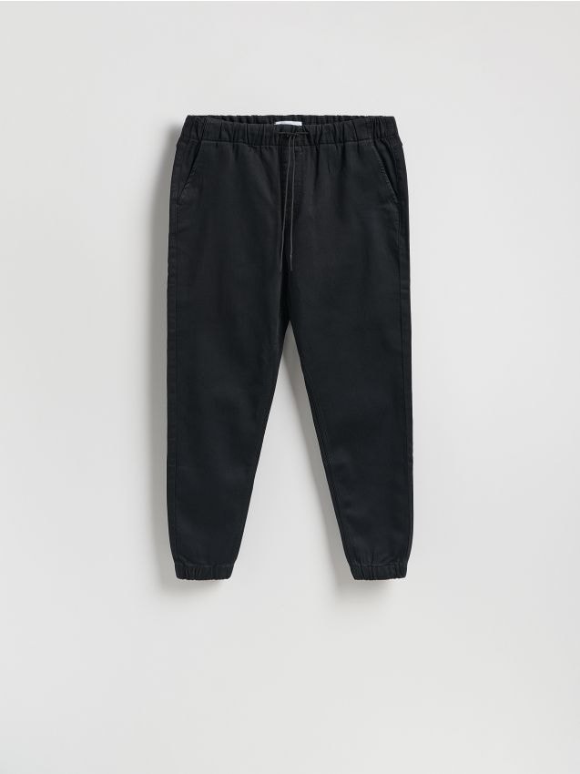 Reserved - Jeansy jogger fit - czarny