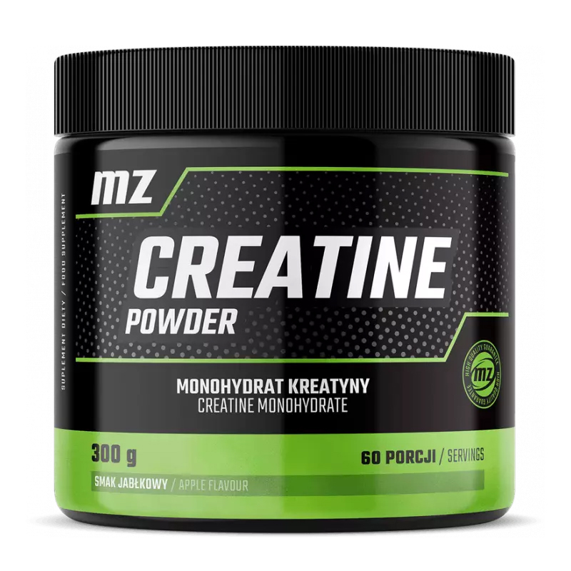 MZ-Store Creatine Powder, smak jabłkowy, 300 g