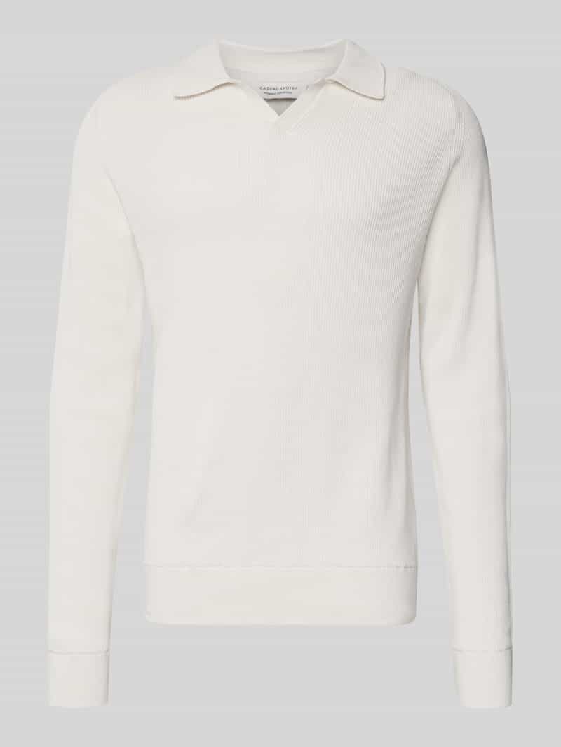 Sweter z dzianiny z czystej bawełny model ‘NORDIN’