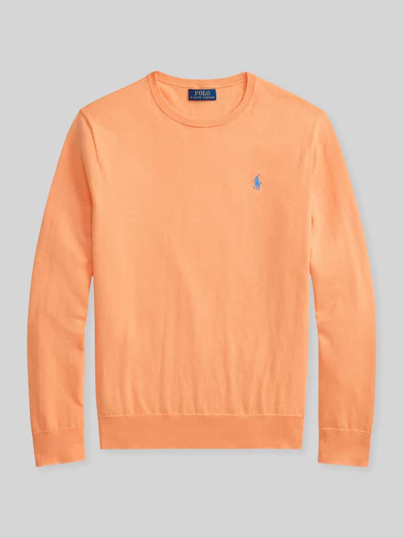 Sweter o kroju slim fit z czystej bawełny