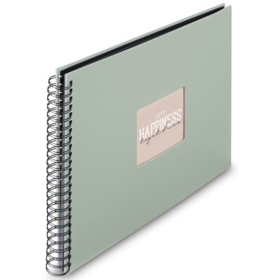 Album HAMA Fine Art Czarne kartki Szarozielony (300 stron)
