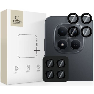 Nakładka na obiektyw TECH PROTECT CamRing Fit+ do Xiaomi Poco M8 Pro/Redmi Note 15 Pro 5G/15 Pro+ 5G Czarny