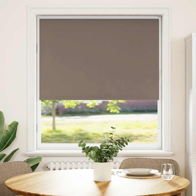 Roleta zaciemniająca kawowa 90x175 cm Szerokość tkaniny vidaXL