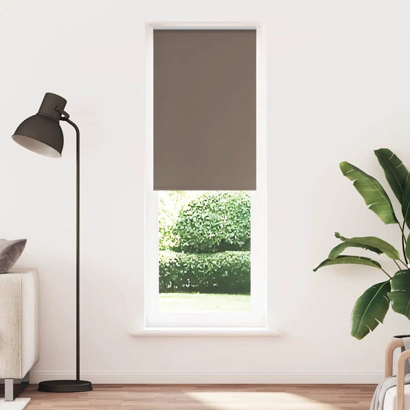 Roleta zaciemniająca kawowa 75x210 cm Szerokość tkaniny vidaXL