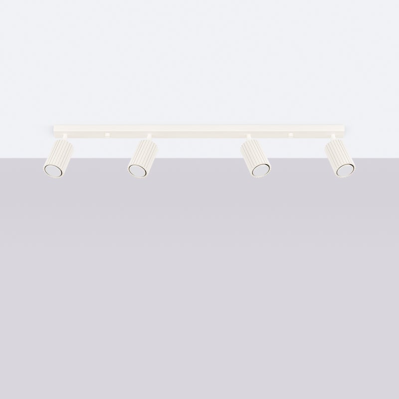 Plafon GLOOW 4L beżowy LED 4000K - 81x6.5x16.5cm Sollux