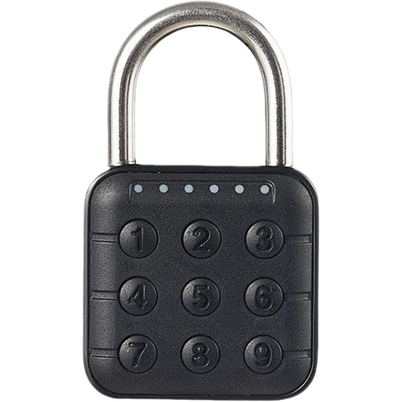 Zewnętrzna resetowalna kłódka szyfrowa z zamkiem cyfrowym i 6-cyfrowym kodem hasła do użytku w domach, biurach, szafkach i pojazdach ekspresowych.