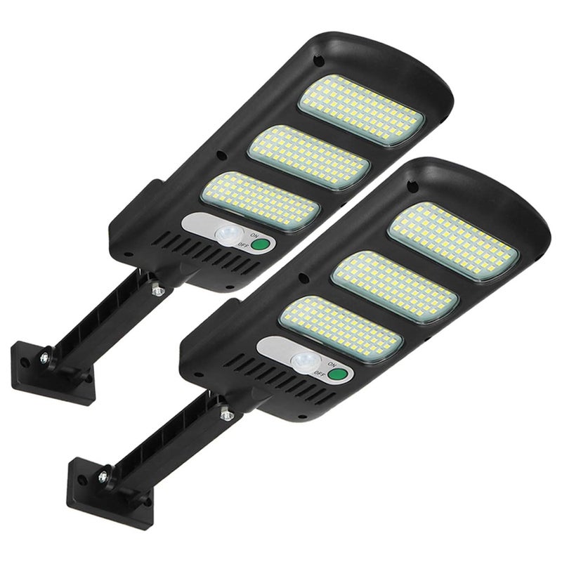 zewnętrzne lampy solarne, 213 LED, z czujnikiem ruchu, wodoodporne, regulowane w zakresie 180°, odpowiednie do stosowania na fasadach, w ogrodach, na
