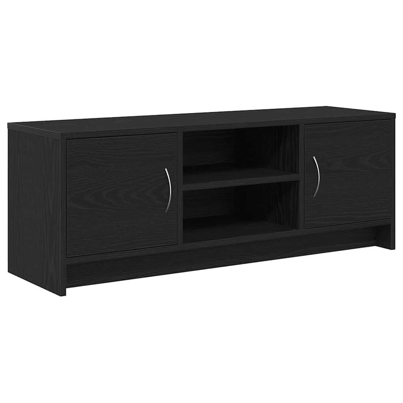 Szafka pod TV, czarny dąb 102x30x37,5cm materiał drewnopochodny