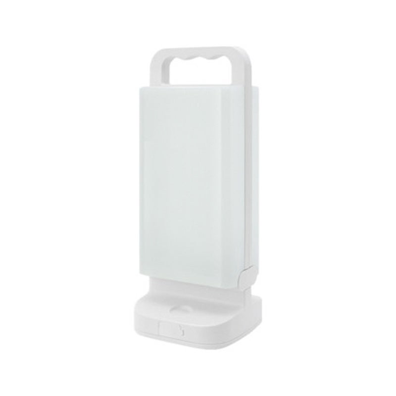 Akumulatorowa, przenośna lampa solarna do użytku na kempingu, 10,4 x 10,4 x 25,4 cm, regulowana jasność, wodoodporna, idealna na ryby i piesze wędrów