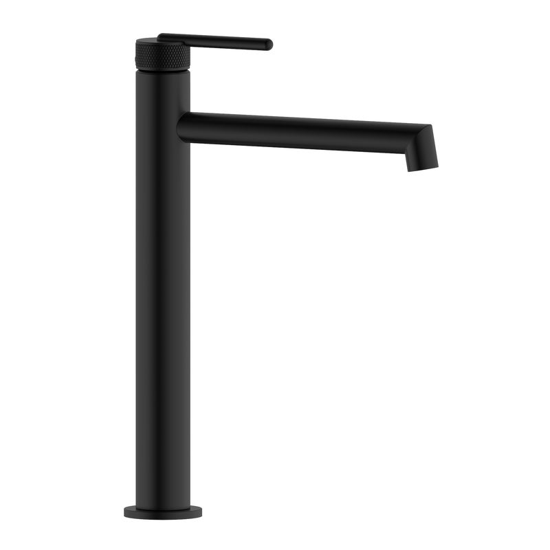 Bateria umywalkowa nablatowa wysoka Dio czarny mat Valvex