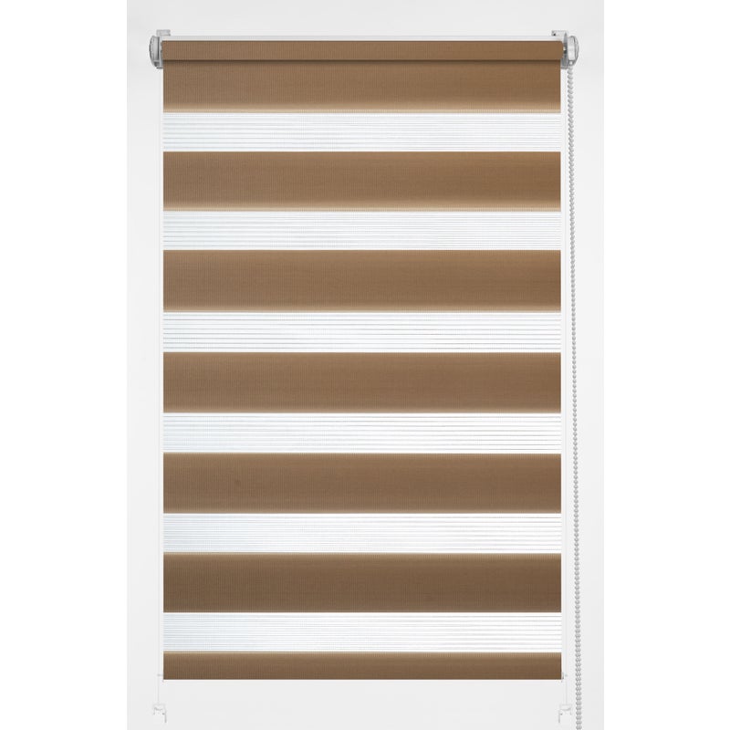 Roleta Dzień i Noc 120X230 jasnobrązowa, 1szt