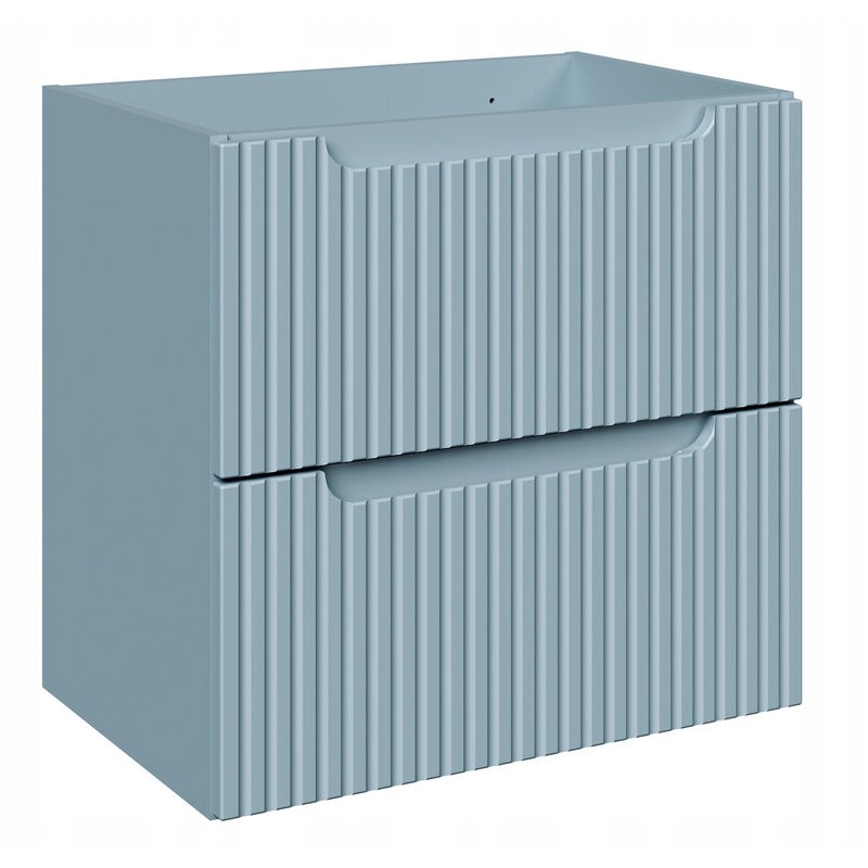 Szafka łazienkowa Nova 60 cm denim ryflowana wisząca