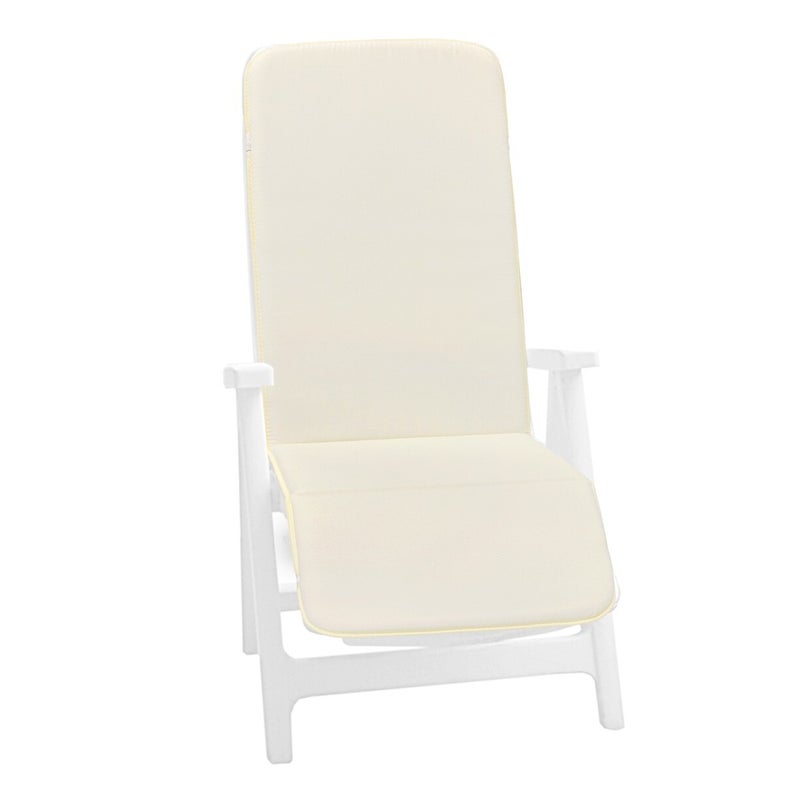 Poduszka Na Leżak 100% Wyprodukowano We Włoszech Miękki Pokrowiec Na Fotel Ekri